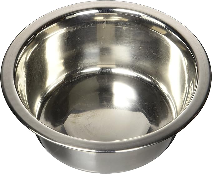 OurPets Basic Stainless Steel Dog Bowl, 1 Pint
