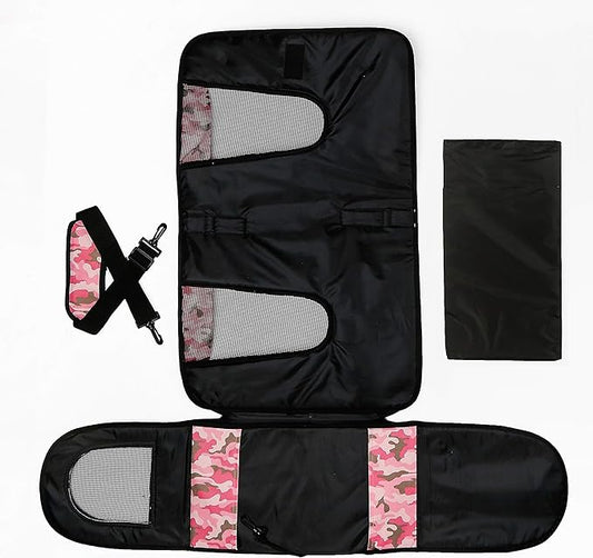 Pawer 18” x 11”x 11” Soft-Sided Foldable Airline Approved Pet Carrier for Cat, Puppy and Small Dog, Washable 600D Oxford Fabric, with Handle and Strap for Carry, Multiple Colors Available