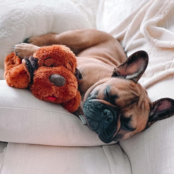 Snuggle Puppy Original Heartbeat Puppy Toy with Real-Feel Pulse and Heat Pack, Plush Comfort Dog Toy for Crate Training, First Nights, and Sleep