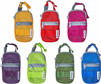 Blueberry Style Neon Green Dog Waste Bag Dispenser, Dog Poop Bag Holder Leash Attachment, Includes 1 Roll of Free Poop Bags