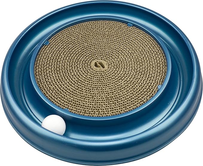 Coastal Pet Turbo Scratcher Cat Toy - Cardboard Cat Scratcher Pad with Cat Toy Ball Track and Catnip (1 Pack)