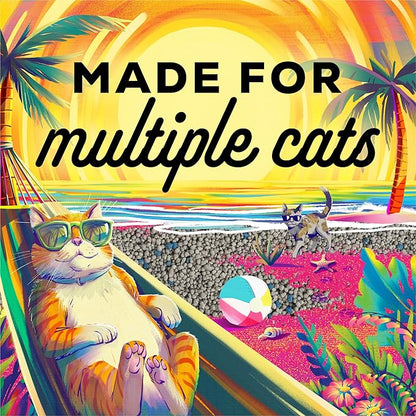 Purina Tidy Cats Bahama Sunset Scented Clumping Cat Litter Odor Control Formula
