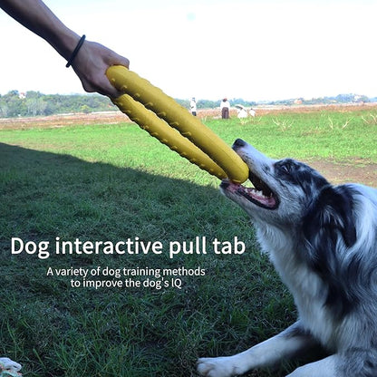 Dog Toys, Dog Chew Toys for Aggressive Chewers,Flying Discs for Medium/Large Breeds. Floating Dog Ring Toys for Throwing, Catching, Grabbing. (Large)