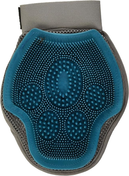 Petmate 89801 Furbuster 3-in-1 Dog Grooming Glove, Vibrant Plum, Teal/Pearl