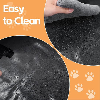 HOMBYS Dog Pee Pad Holder with High Walls, No-Spill Indoor Potty for Large Dogs, Foldable Puppy Litter Box, Patent Pending (33.8" L x 28" W x 17.7" H)
