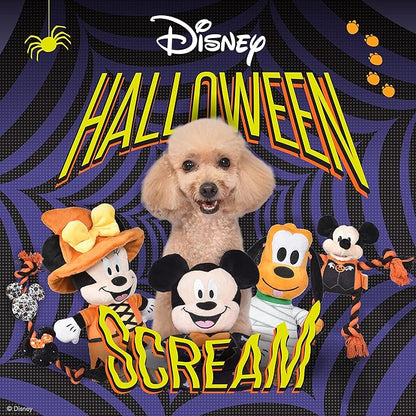Disney Halloween Minnie Mouse Dog Toy - Cute Plush & Rope Pet Toy for All Dogs, A Mickey & Friends Stuffed Dog, Fun for All Dogs, Official Dog Toy Product of Disney for Pets - 12 Inch