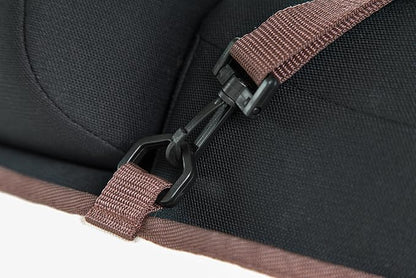 IRIS USA, Inc. Large Dog Car Seat Hammock Cover, Water-Resistant and Easy Install Fits Standard Size Car Backseat Cover and Protects Against Dirt and Animal Hair for Pet Dog Cat, Beige
