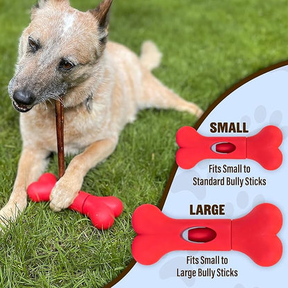 GoSports Chew Champ Bully Stick Holder for Dogs - Securely Holds Bully Sticks to Help Prevent Choking - 6 Inch Size