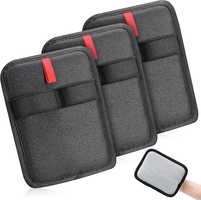 3 Pcs Pet Hair Remover Gloves Reusable Electrostatic Cat Dog Hair Remover Glove Pet Hair Removal Tool for Couch Furniture Curtain Carpet