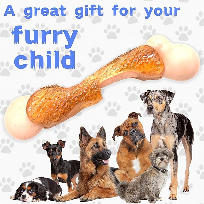 Scented Puppy Teething Toys: Natural Puppies Chew Toys to Clean Teeth or Relieve Boredom - Birthday Gift Chew Toys for Dogs (Puppy 5-15lbs, Small Bone)