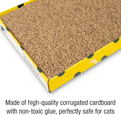 Our Pets Cosmic Cat Scratcher, North-American Grown Catnip Included, Reversible for Twice the Use, 18.13" x 10.13" x 1.25"