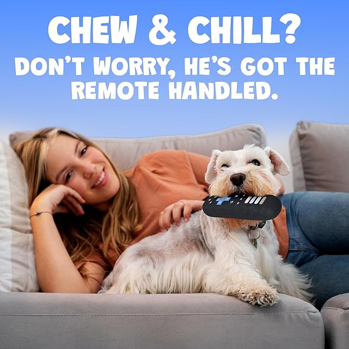 Remote Control Parody Dog Toy – Funny Crinkle & Squeaky Dog Toys for Interactive Play and Training – Durable, Easy to Clean, Birthday Gifts for Small, Medium and Large Dogs