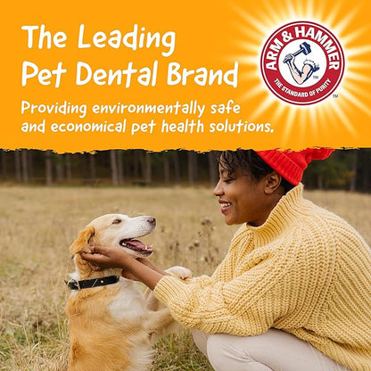 Arm & Hammer for Pets Barkies Ring Compressed Wood Collection, 5.5 Inch Peanut Butter Flavored Wood Blend Chew Toy for Dogs | Faux Stick, Splinter-Free, Safer & Durable Alternative to Chewing Sticks