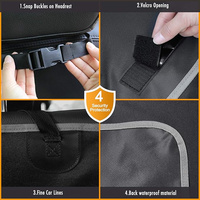 Cargo Liner for Dogs Waterproof PetCargo Liner with Side Flaps Large SizeUniversal Fit Area with Side and BumperProtector SUV Pet Cargo Liner