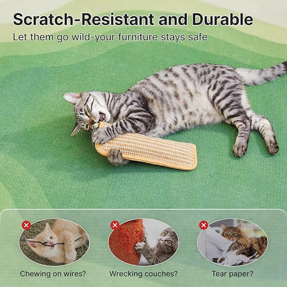 Potaroma Cat Toys Pack of 2 with 6000mg A+ Organic Catnip, Soft Sisal Material Indoor Kitten Scratching and Kicker Toys, Drives Bored Cats Crazy with Fun Interactive Chew