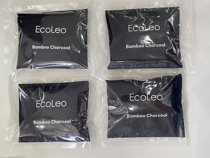 EcoLeo Compatible Liner Bags for Pet Waste Pail, 15 Count, Bamboo Charcoal Deodorizer Bags