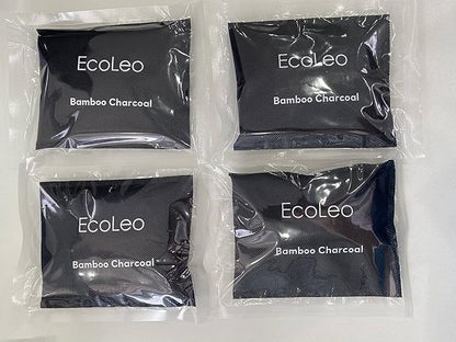 EcoLeo Compatible Liner Bags for Pet Waste Pail, 15 Count, Bamboo Charcoal Deodorizer Bags