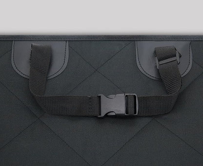 Best Pet Supplies Water Resistant Pet Cargo Cover with Bumper Flap &Protective Pouch | Nonslip Dog Trunk Liner for SUV, Trucks, Minivans (Black), 55 * 82 (CS110)