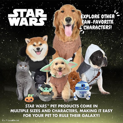 Star Wars for Pets Darth Vader Soft Pet Carrier 15” x 9” x 9” Black | for Pets 15 x 9 x 9 Dog Travel Bag| Luggage Carrier for Dogs, Fits Under Plane Seat (FF19635)