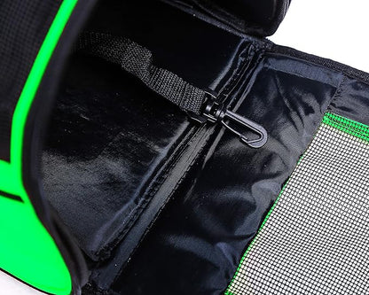Pawer 18” x 10” x 10”Soft-Sided Foldable Airline Approved Pet Carrier for Cat, Puppy and Small Dog, Washable 600D Oxford Fabric, with Handle and Strap for Carry, Multiple Colors Available