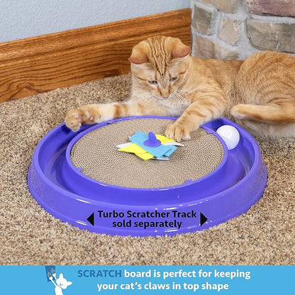 Kitty City Cat Scratchers, Cat Scratching, Cat Scratch Pad, Ball Track Scratcher
