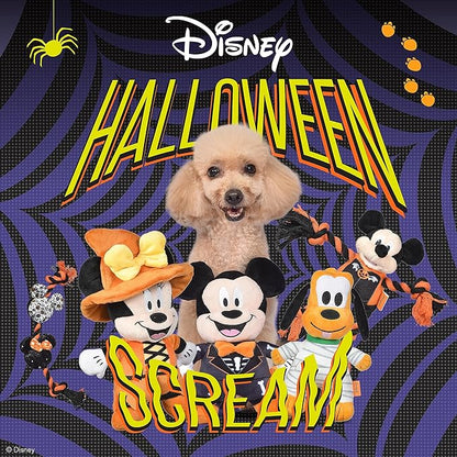 Disney for Pets 2Pc 6/'' Halloween Plush Mickey & Minnie Mouse Toys for Dogs | Mickey & Friends Plush Dog Toy | Halloween Toys for Dogs, Official Dog Toy Product of Disney for Pets (FF27385)