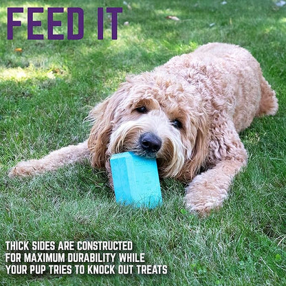 Chew King Premium Treat Dog Toy, Large, Extremely Durable Natural Rubber Fillable Toy Collection, Frozen Feeding