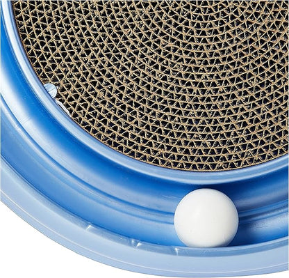 Coastal Pet Turbo Scratcher Cat Toy - Cardboard Cat Scratcher Pad with Cat Toy Ball Track and Catnip (1 Pack)