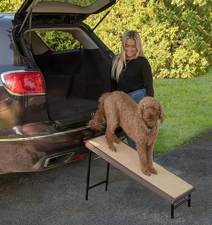 Pet Gear Free Standing Pet Ramp for Cats and Dogs, No Assembly Required, Easy Fold for Storage or Travel, Portable, Available in 6 Models