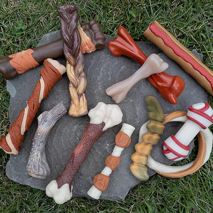 Nylabone Gator Tail Alternative Power Chew Toy for Dogs, Dog Toys for Aggressive Chewers, Chicken Flavor, Large - Up to 50 lbs, 1 Count