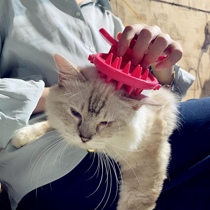 Cat Brush Shedding Grooming, Soft Massage Kitty Tongue Brush, Licking Your Kitty Like a Mama Cat to Comfort, Surprise Pet Gifts