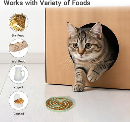 Bifeaw Slow Feeder Cat Bowl
