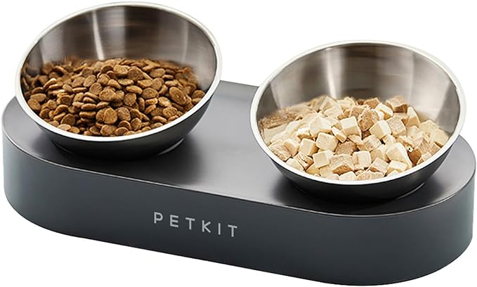 PETKIT 304 Stainless Steel Elevated Cat Bowls